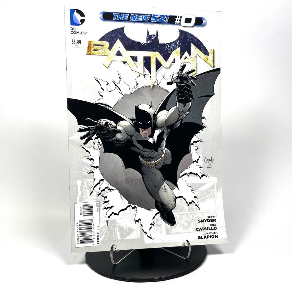 DC Comics Batman 0 2012 Comic Book The New 52 Origin Story Greg Capullo Cover